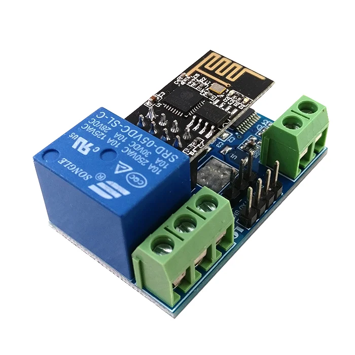Релейный модуль ESP8266 двухканальный с Wi Fi 5 В для умного дома мобильного
