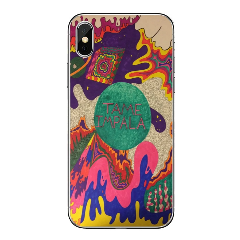 Чехол для телефона Psychedelic Tame Impala iPhone 8 7 6s 6 plus XR X XS Max SE 5s 5c 5 мягкий чехол iPod