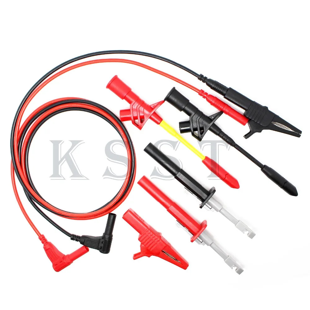 DMM04A Automotive Test Probe Kit test hook clip test probe crocodile clip test leads DMM04A Automotive Test Probe Kit test hook clip test probe crocodile clip test leads