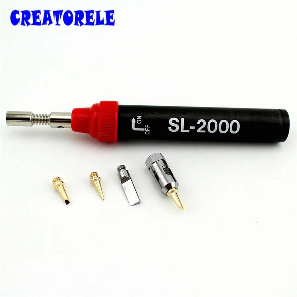 High quality 4 in 1 Pure Butane Gas Soldering Iron Gas Touch Soldering Pen type Flame solder
