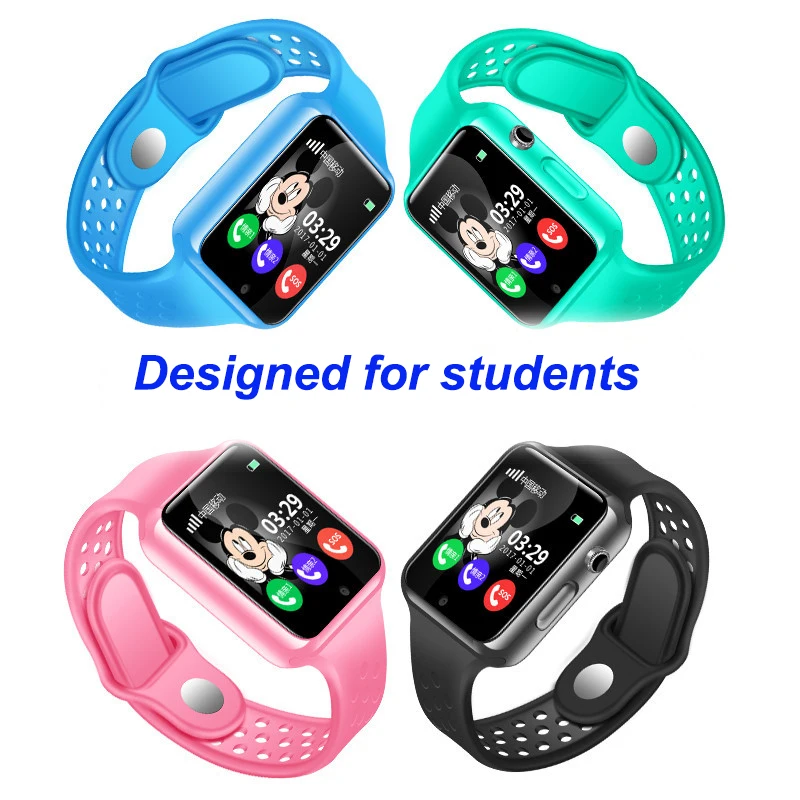  G98 GPS Bluetooth Smart Watch for Kids Boy Girl Apple Android Phone Support SIM /TF Dial Call and Push Message Waterproof