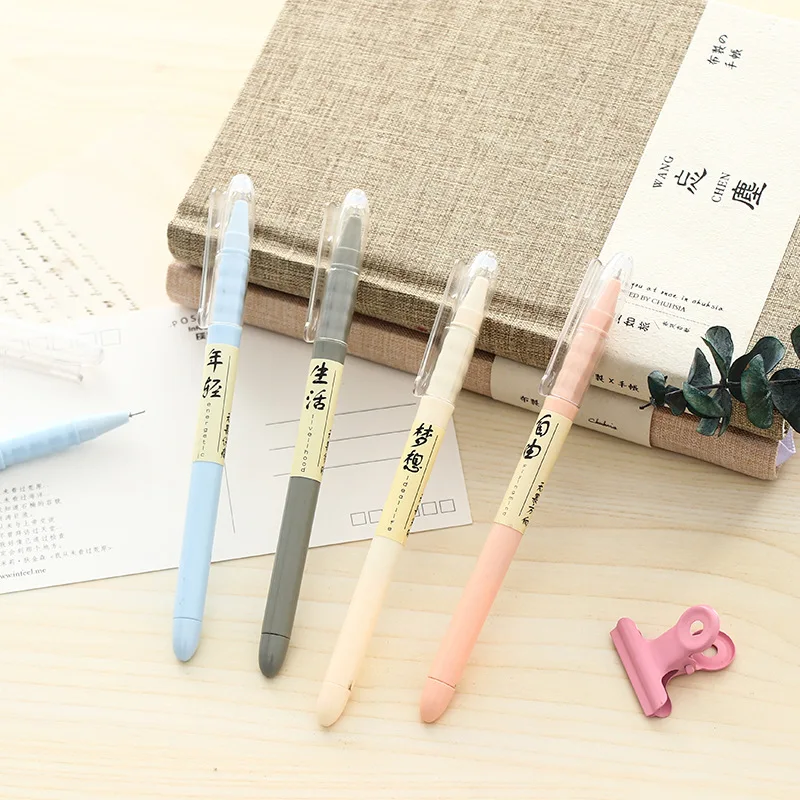 

3 Pcs Creative Gel Pen Cute Pen Stationary Kawaii School Supplies Gel Ink Pen School Stationary Office Suppliers Pen Kids Gift