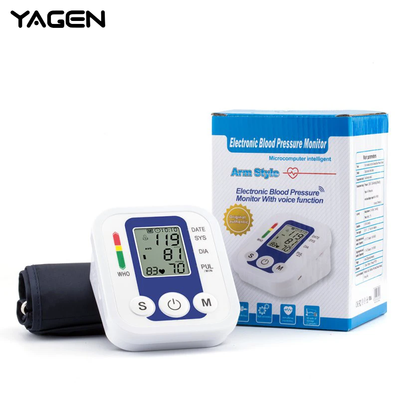 Portable Arm Blood Pressure Pulse Monitor Digital Upper Meters Sphygmomanometer Health care Monitors L9 | Красота и здоровье