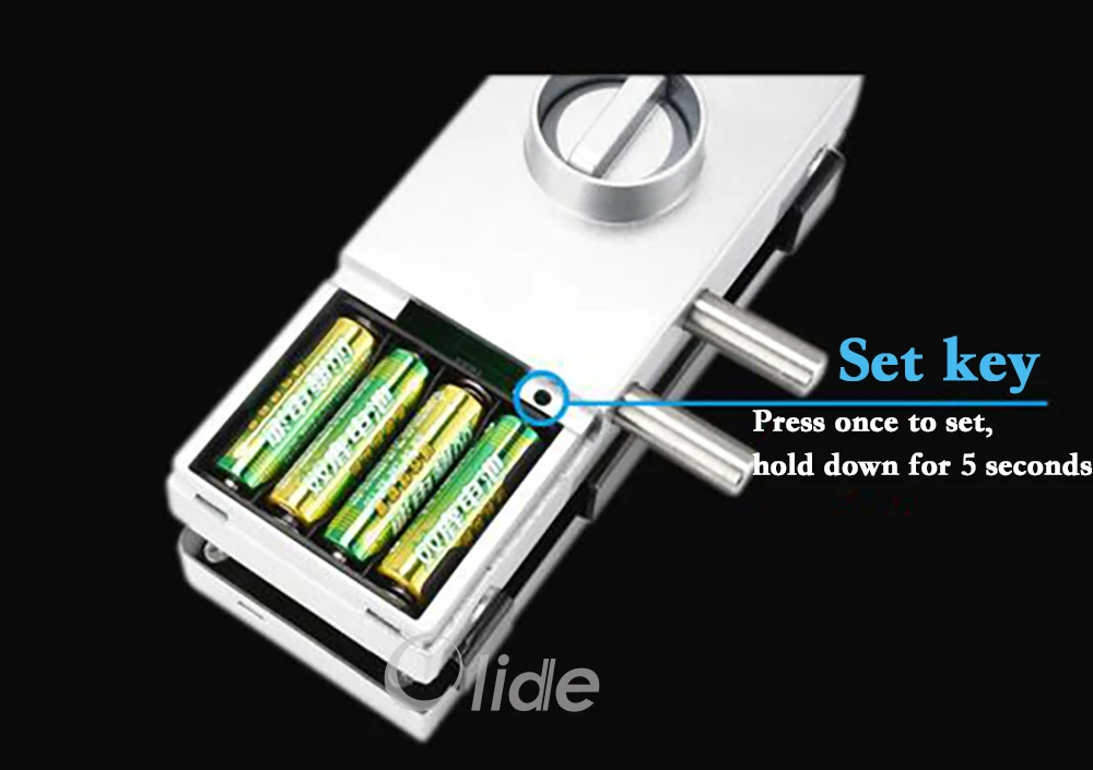 Fingerprint Door Lock for frameless door  (11)