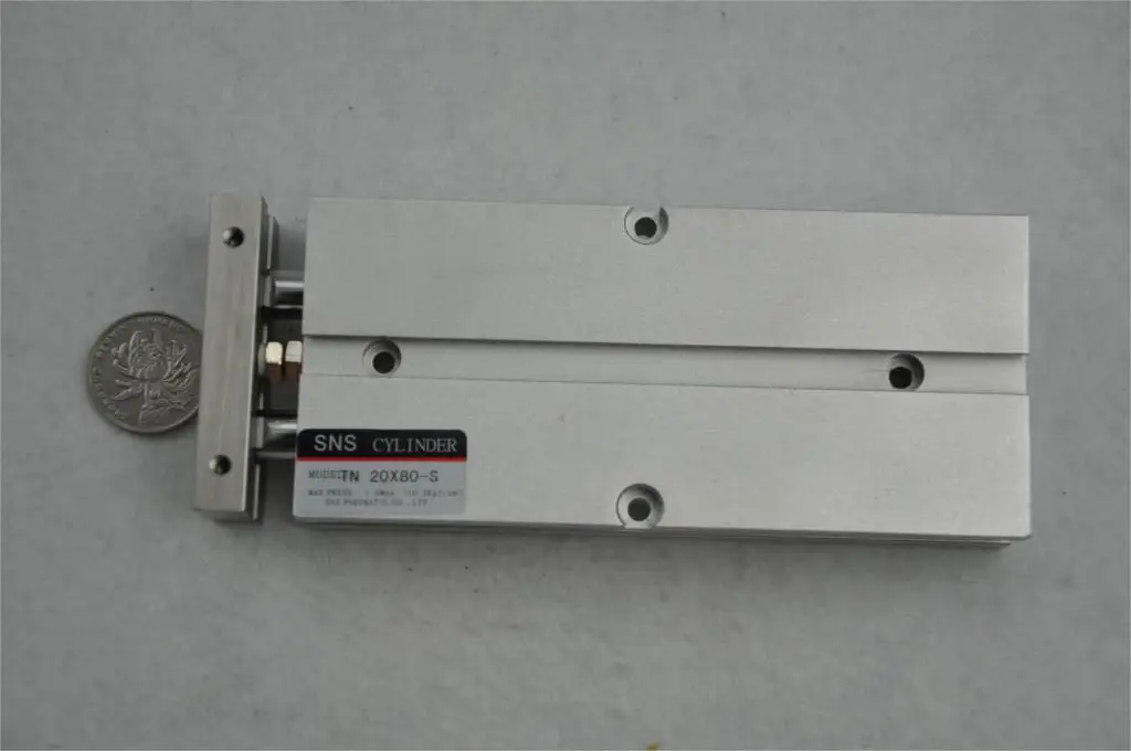

SNS TN20 * 80-S M5"with magnetic reed Airtac type twin rod guide dual shaft acting guide air pneumatic cylinder