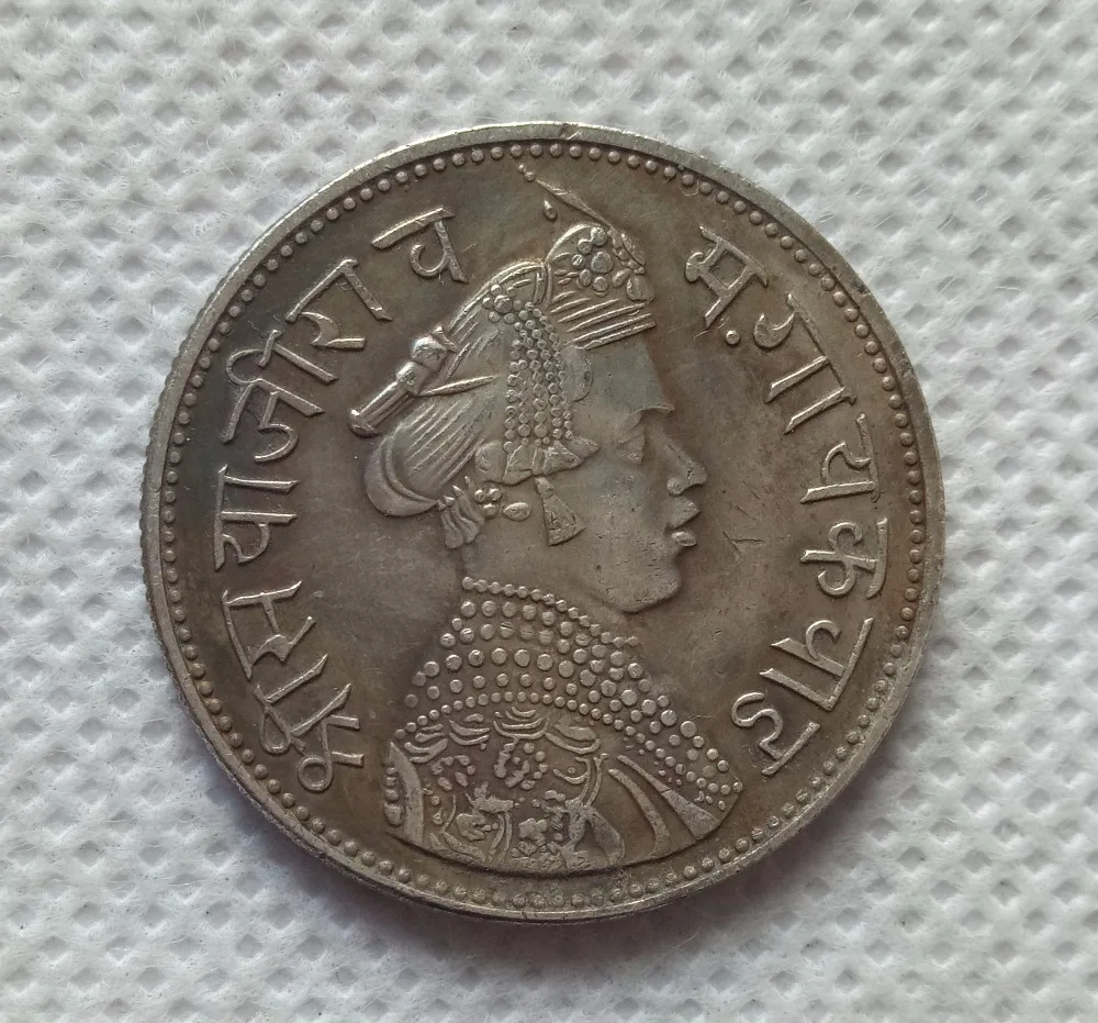 

1895 India-Princely state of Baroda 1 Rupee-Sayaji Rao III COPY COIN commemorative coins-replica coins medal coins collectibles
