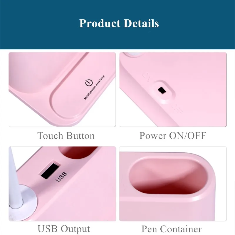 usb rechargeable desk lamp