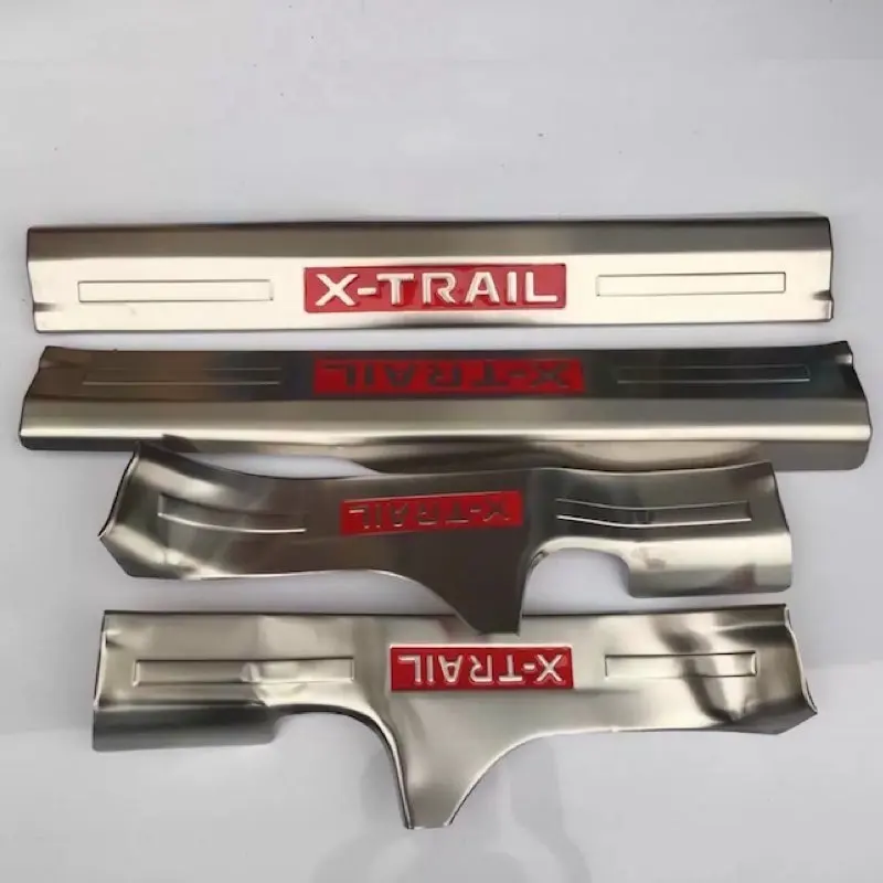 Для до Nissan X-Trail T32 порога Накладка крышки Добро пожаловать педаль отделкой X Trail Нержавеющая сталь Car аксессуары для стайлинга