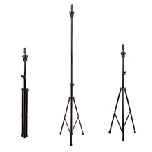 TOP Adjustable Wig Head Stand Tripod Holder Mannequin Tripod for Hairdressing Training