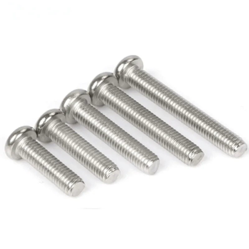 

M1-1.4 Round Phillips Machine Stainless steel 304 Screw GB818 bolt