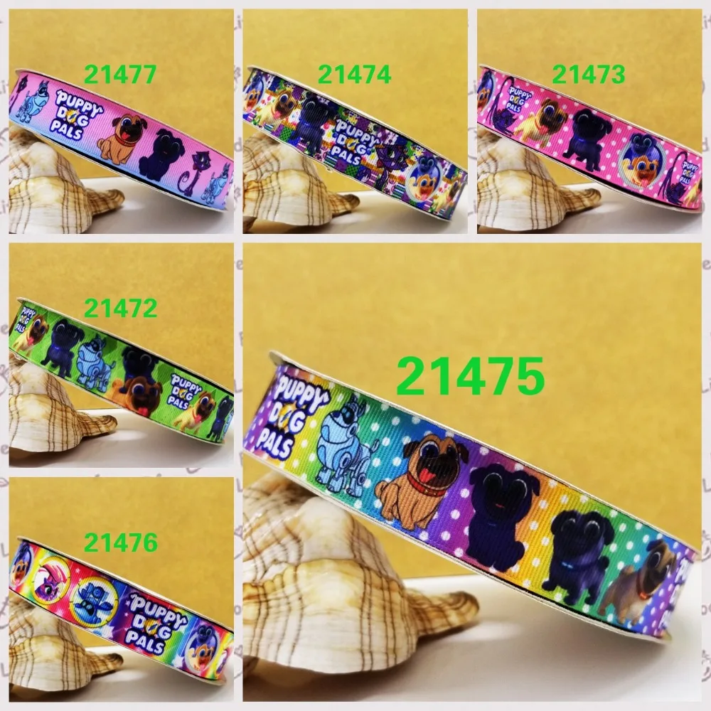 

Cartoon printed grosgrain ribbon ,satin ribbon 10 yards . 21472-