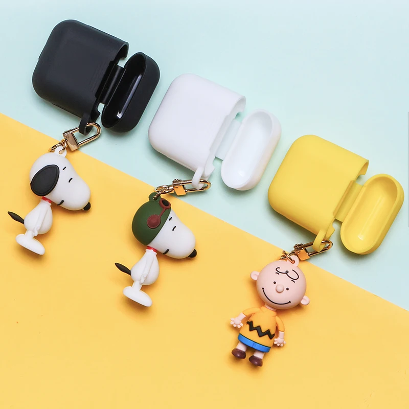 

Cartoon Dog Earphone Headset Accessories silicone case For Airpods Protective Wireless Bluetooth Headset Bag