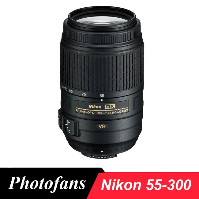 Объектив Nikon 55 300 Nikkor AF S мм f/4 5 6G ED VR Объективы для D3200 D3300 D3400 D5200 D5300 D5500 D5600 D7100 D7200