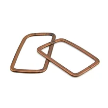 

For Honda CRV CR-V 2017-2018 Peach Wood Grain Upper Air Vent Outlet Cover Interior Mouldings 2PCS New