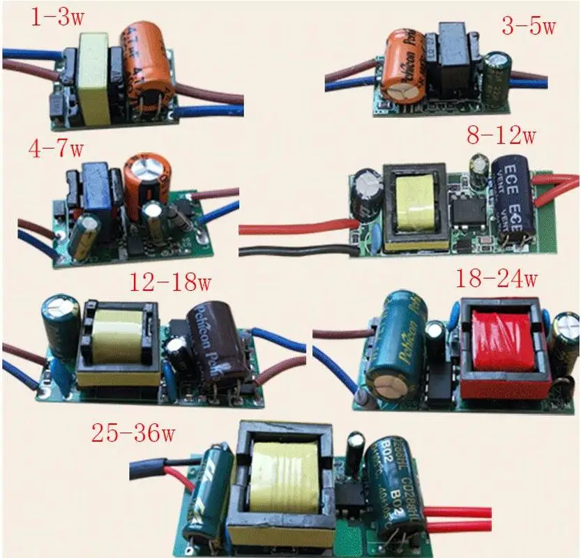 1 pc Led high power drive transformer 8W 12W 18W 24W Constant Current External ballast Power Supply for ceiling lamp Equipment 1 pc Led high power drive transformer 8W 12W 18W 24W Constant Current External ballast Power Supply for ceiling lamp Equipment