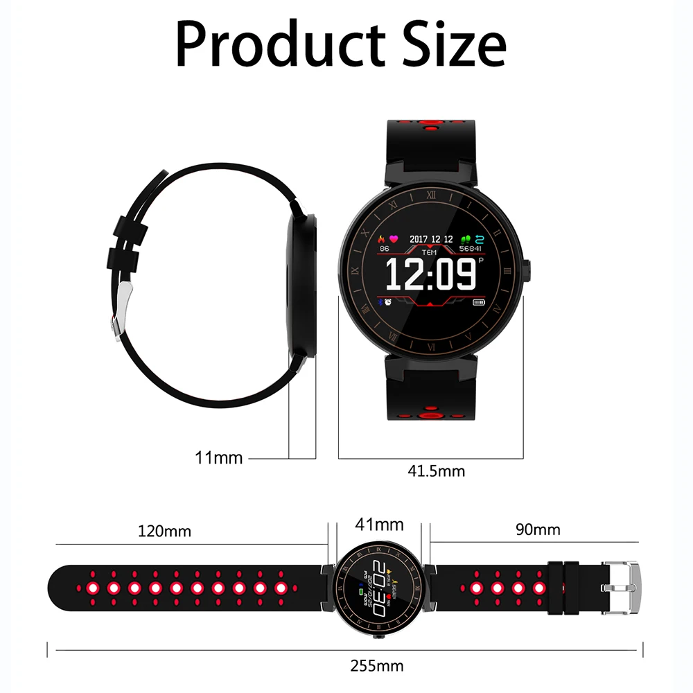 Fentorn L8 Smart Watch Men Blood Pressure IP68 Waterproof Fitness Tracker Clock Smartwatch For IOS Android Wearable Devices