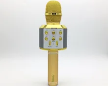 K51 Беспроводной караоке микрофон Bluetooth ручной телефон микрофона музыка Динамик музыкальный плеер для iPhone Android Бесплатная доставка
