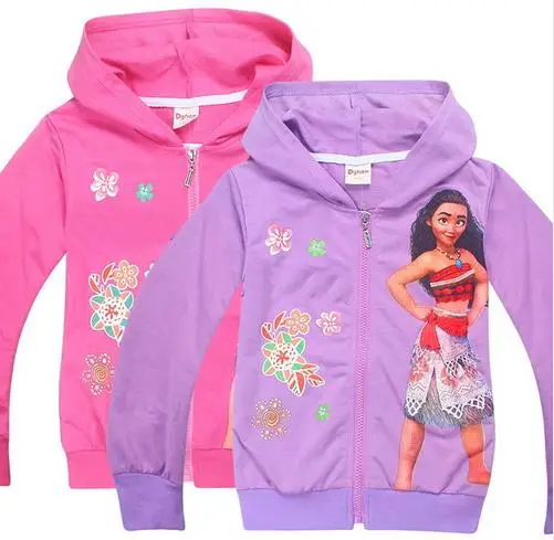 

2017 Spring Autumn Kids Children Zipper Cartoon Coats Printed Clothes 4-10Y Baby Girls Boys Hooded Jackets Coats Graduation
