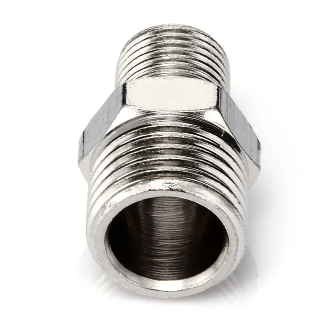 1pc Silver Airbrush Hose Adaptor Fitting Connector 1/4