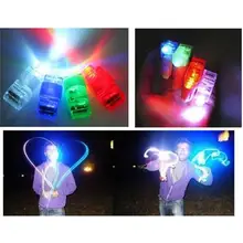 2016 Venta Cesta Juguetes Lumineuse Led Juguetes 20 unids Led Dedo Juguetes luces Láser Anillo Rave Party Concierto Vigas Resplandor de Favores antorcha