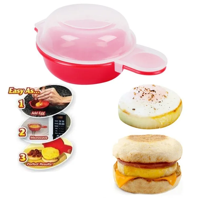 Easy Egg Hamburg Maker Microwave Omelet Maker Plastic Egg Sandwich