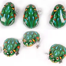 Заводной Железный прыжок лягушка игрушка ностальгические классические детские игрушки очень Забавные игрушки самая дешевая игрушка