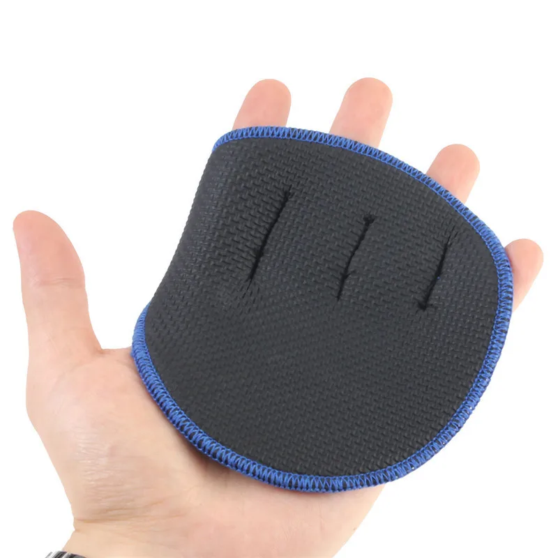 1 Pair Unisex Weight Lifting Training Gloves Women Men Fitness Sports Body Building Gymnastics Grips Gym Hand Palm Protector