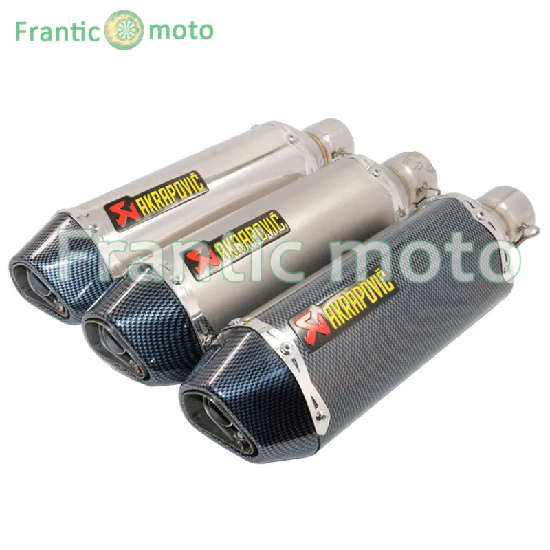 

Motorcycle Modified Muffler Akrapovic through-hole exhaust pipe dirt bike muffler For honda CR125R/250R 2004 2005 2006 2007