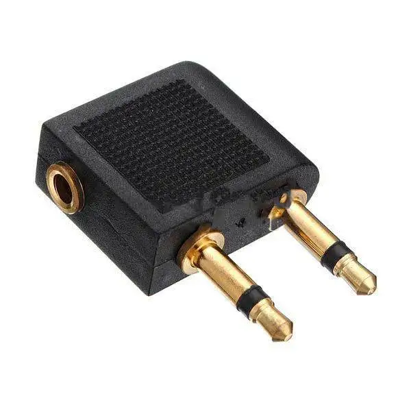 Shopro 3.5mm 2 x Airplane Airline Travel Headphone Earphone Adapter | Обустройство дома