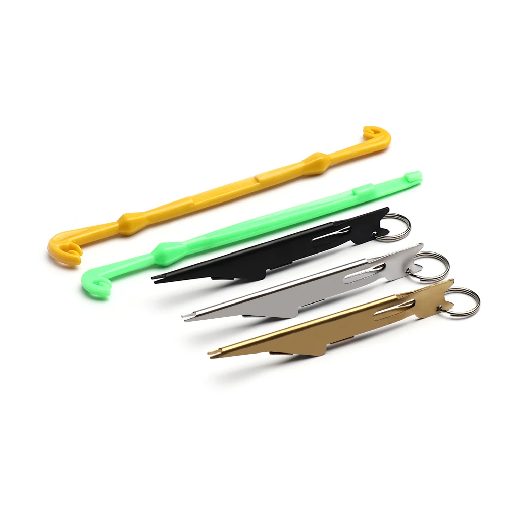 

Sharp Fly Fishing Clippers Line Cutter Stainless Steel & Plastic Quick Nail Knot Tying Tool & Loop Tyer Hook Tyer Fishing Tackle