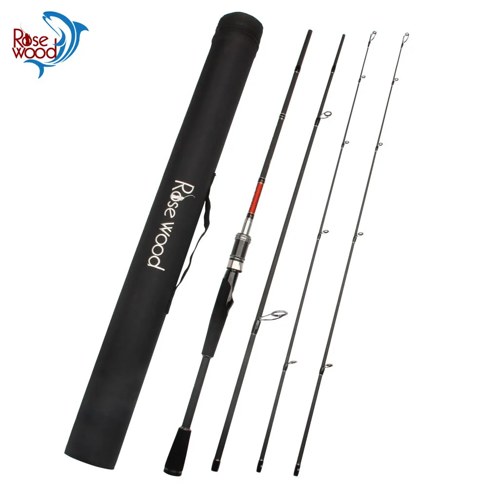 

Rosewood Double Tips M/ML Lure Fishing Rod 2.1M(703) 3 Section Carbon Fiber Spinning/Casting Travel Rod 1g-10g Fishing Tackle