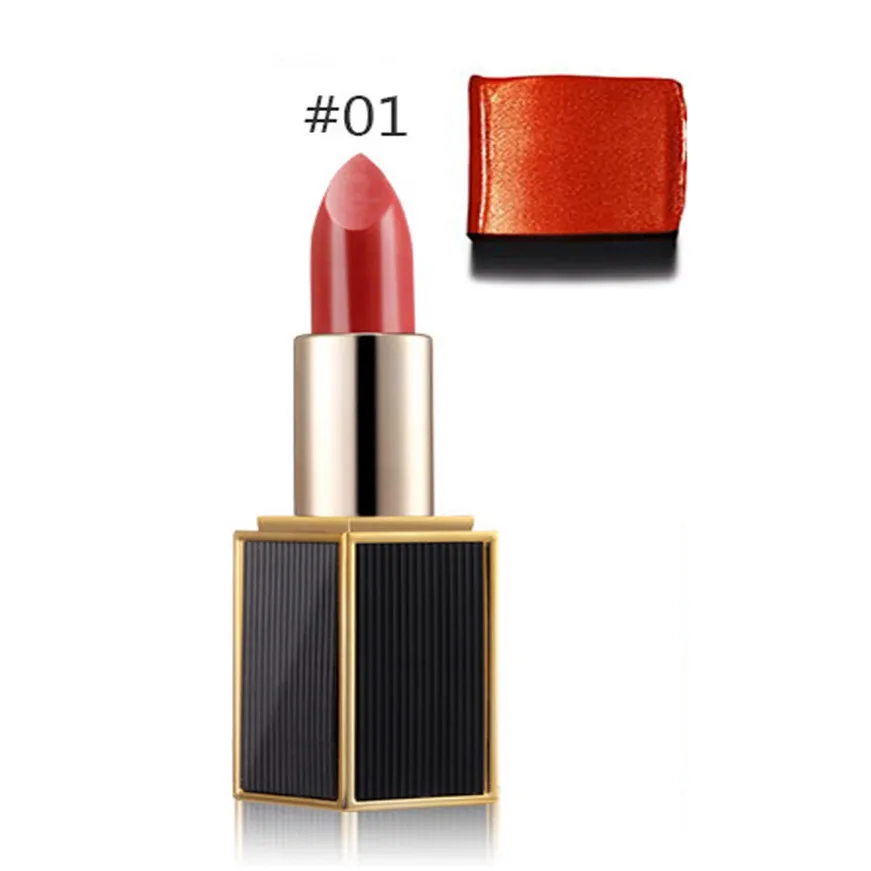 2017 lip gloss Shimmer Gold Lipstick Glitter Pigment Metallic Lip Gloss