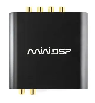 

MiniDSP 2x4HD version audio signal processor frequency divider filter low frequency management correction