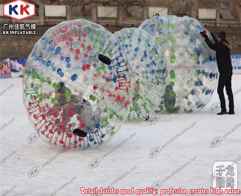 Взрослых весело Ясно/прозрачный надувной Боулинг zorbing