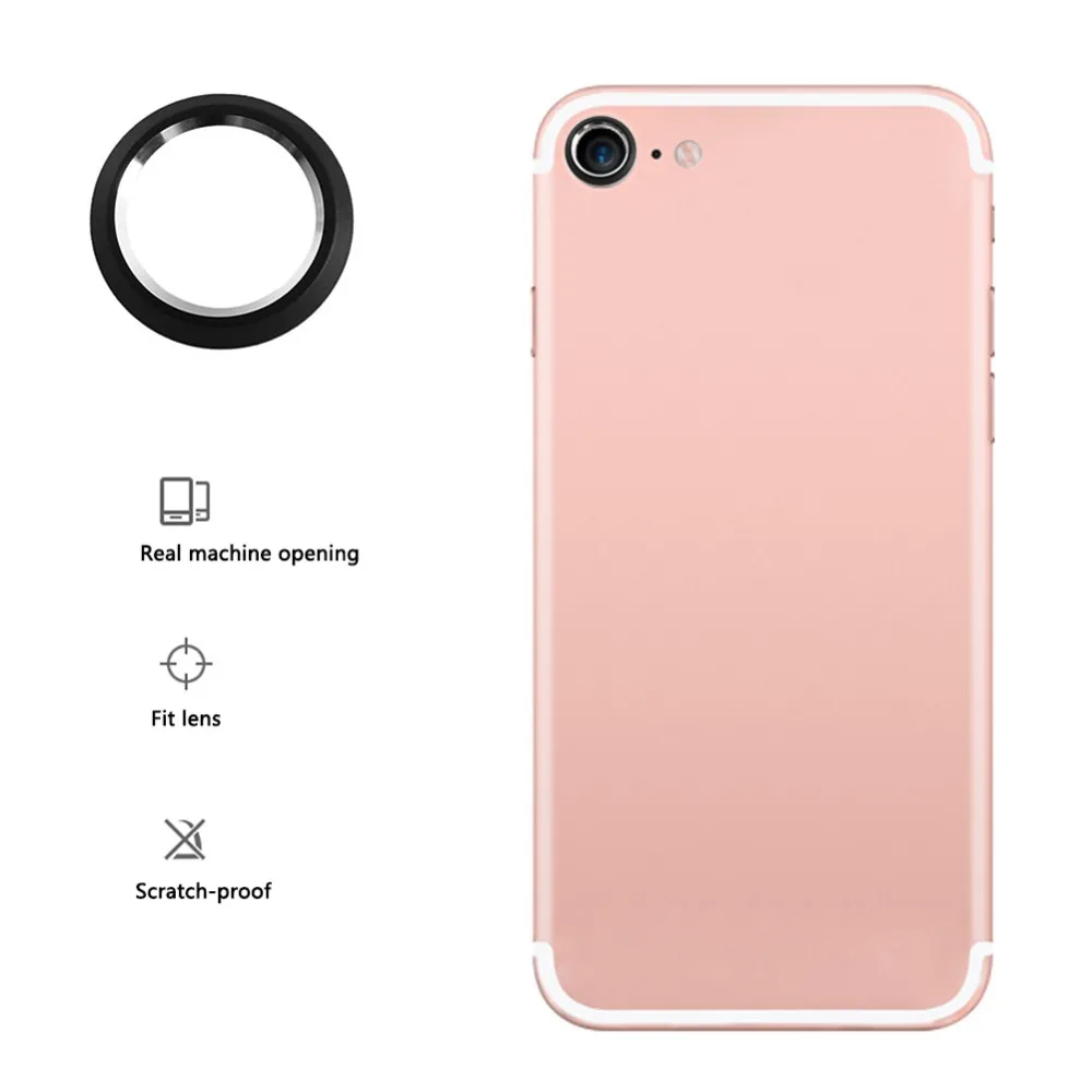 

Guard Circle Smart Phone Camera Metal Rear Camera Lens Protector Case Cover Ring Bumper for iphone XR Lens Protection Ring 1pcs