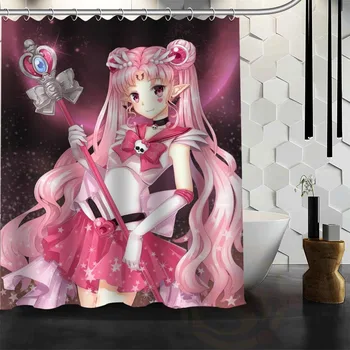 

Best Nice Custom Sailor Moon Shower Curtain Bath Curtain Waterproof Fabric For Bathroom MORE SIZE WJY&167