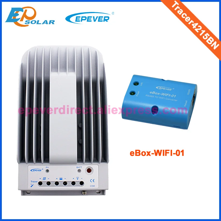 

Tracer4215BN mppt solar panel controller Max Pv Input 150v mppt regulaotr with wifi function 40A BOX for APP use