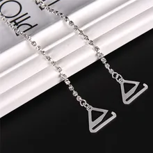 Регулируемый блеск плечевой ремень 2 шт./пара бретельки бюстгальтера 2 ряда с украшением в виде кристаллов великолепные выпускного со стразами идеально сочетаются с нарядным бретели для бюстгальтера со Стразами Пояс