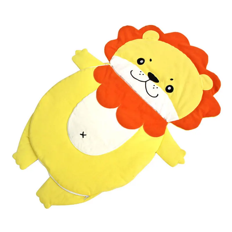 

100% cotton fabric poly filling Baby Sleeping Bag Cute Cartoon shape for baby boy and girl 0-24months Warm Swaddle blanket