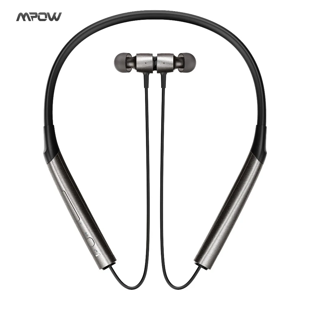 

Mpow A1 Bluetooth Headphones Wireless Neckband Headset, Quick-charging Headphones, Hi-Fi Dual Acoustic Chamber Headphones w/ Mi