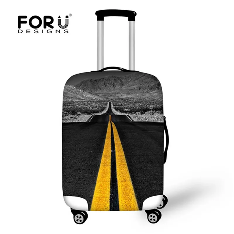suitcase with zipper cover