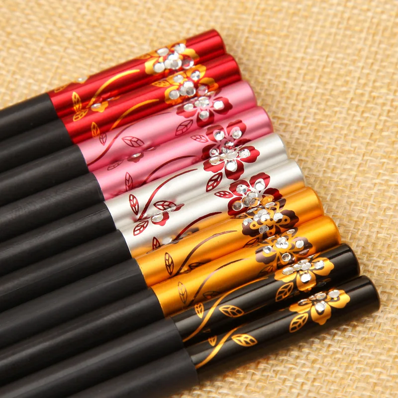 6Pcs Elegant Cherry Blossom Chopsticks Rest Rack Ceramic Spoon Stand Holder For Paint Brushes Fork