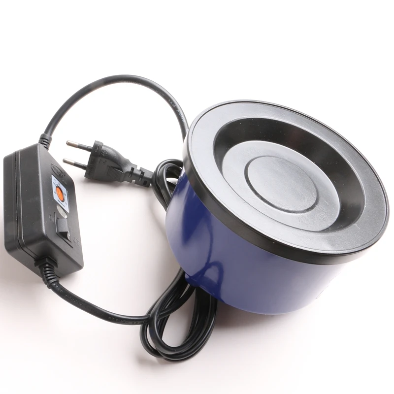 Adjustable Temperature Hot Melt Glue Pot Glue Stove for Melting Grains Heated Up Bowl for Keratin Granule 1 Piece