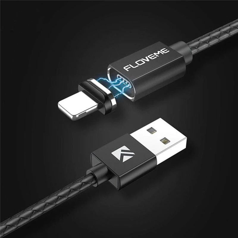 Floveme 3A Магнитный usb type C Micro Быстрая зарядка и синхронизация данных зарядный кабель для телефона