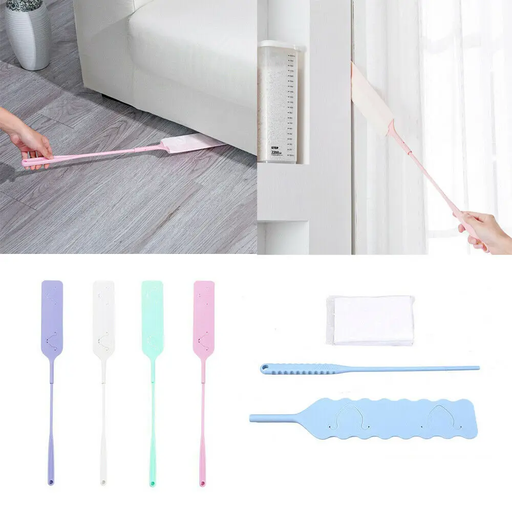 

2019 Fashion Convenient Plastic With Non-Woven Fabric Flexible Strap Duster Hygienic Gap Cleaning Brush Tool