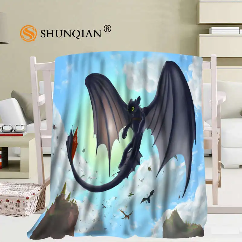 Custom how to train your dragon Blanket Manta Falafel Blanket Sofa/Bed