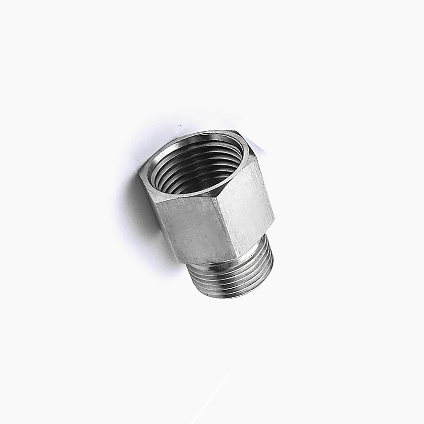 304 Stainless Steel M14*1.5 Female Thread x 1/4" BSP Male Thread Socket