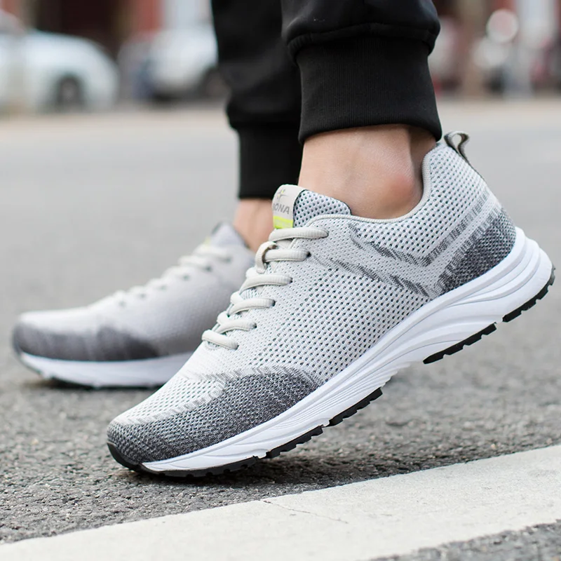 BONA Men Running Shoes Outdoor Walking Comfortable Sneakers Lace Up Athletic Shoes