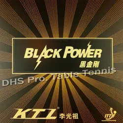 КТЛ blackpower Золотой торт Губка + сильные трения резиновая пунктов-В черный Настольный теннис Резина с губкой черный