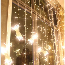 1000 светодиодный светильник s лампы 10*3 м занавес светильник s, Рождественский орнамент светильник s, яркий цветной Сказочный свадебный декоративный светодиодный светильник